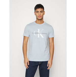 Calvin Klein pánské světle modré tričko - M (C1U)